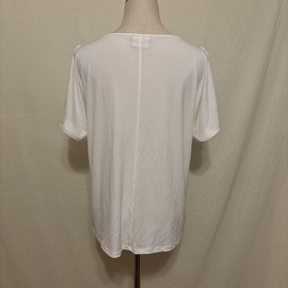 short sleeve blouse top - Picture 3 of 4